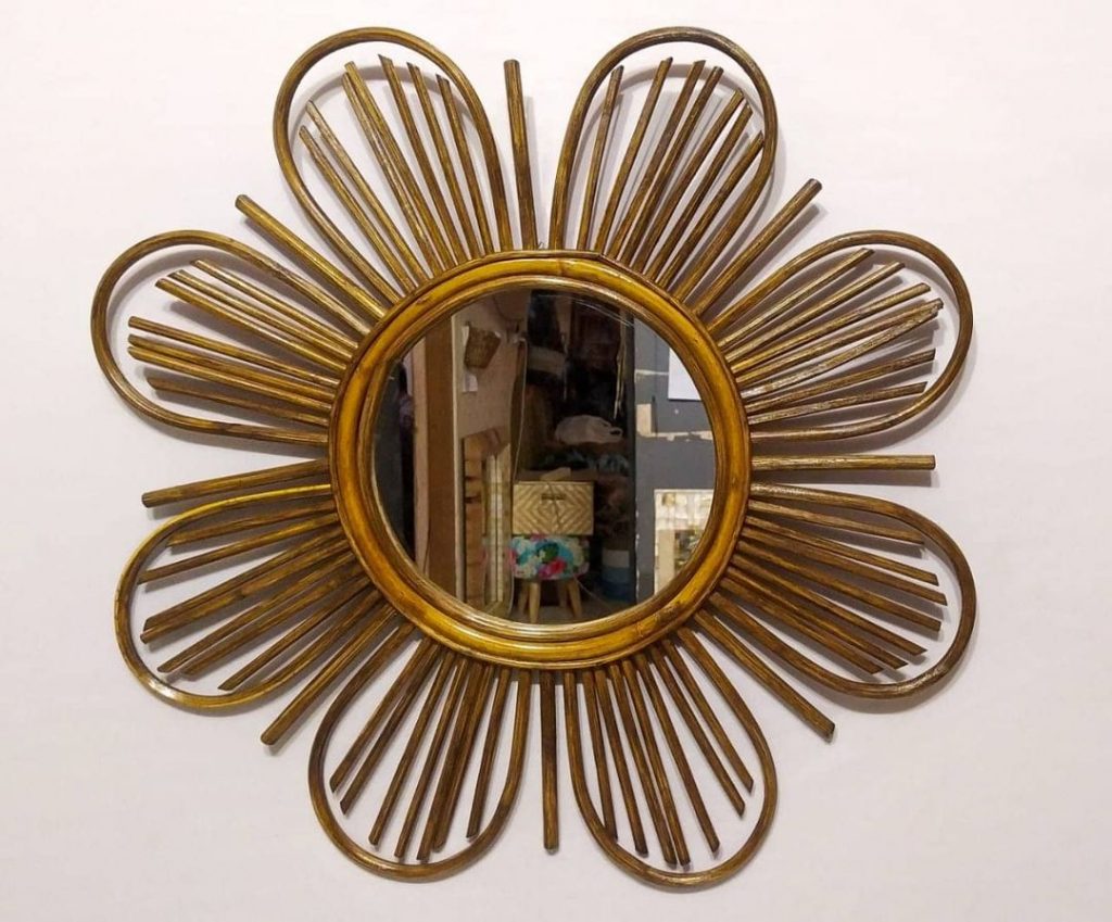 Mirror Rotan Bunga
